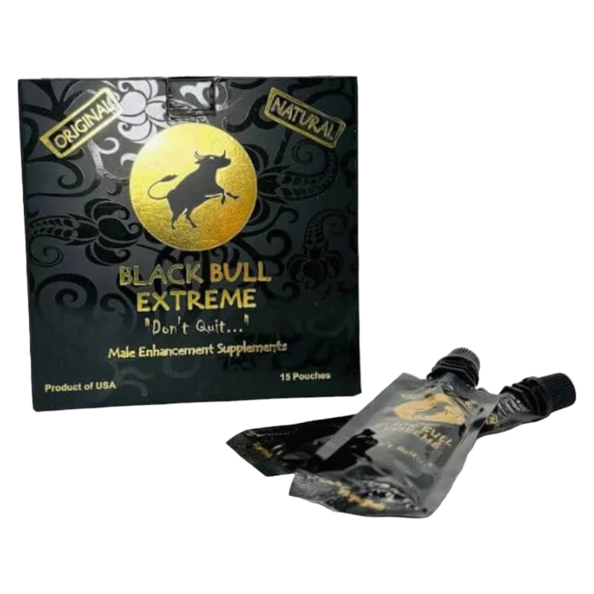 Black Bull Extreme Honey Male Enhancement 15 Pouches Display