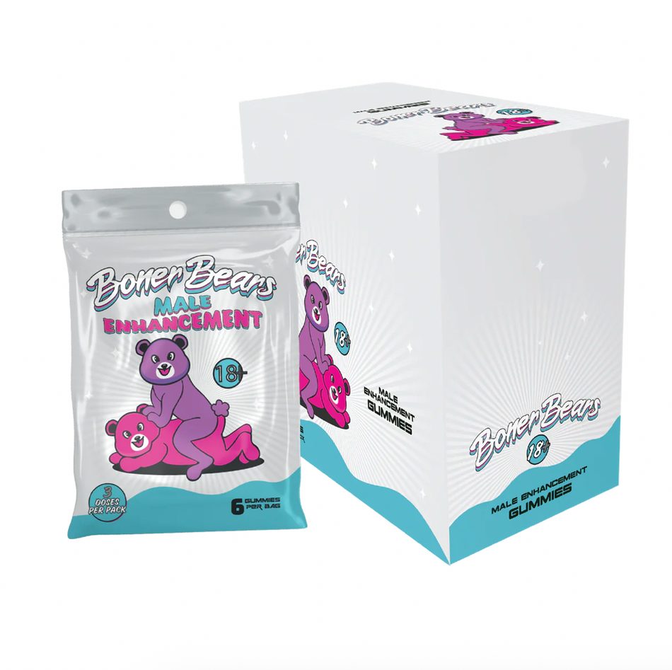 Boner Bears Male Enhancement Gummies 20ct Display
