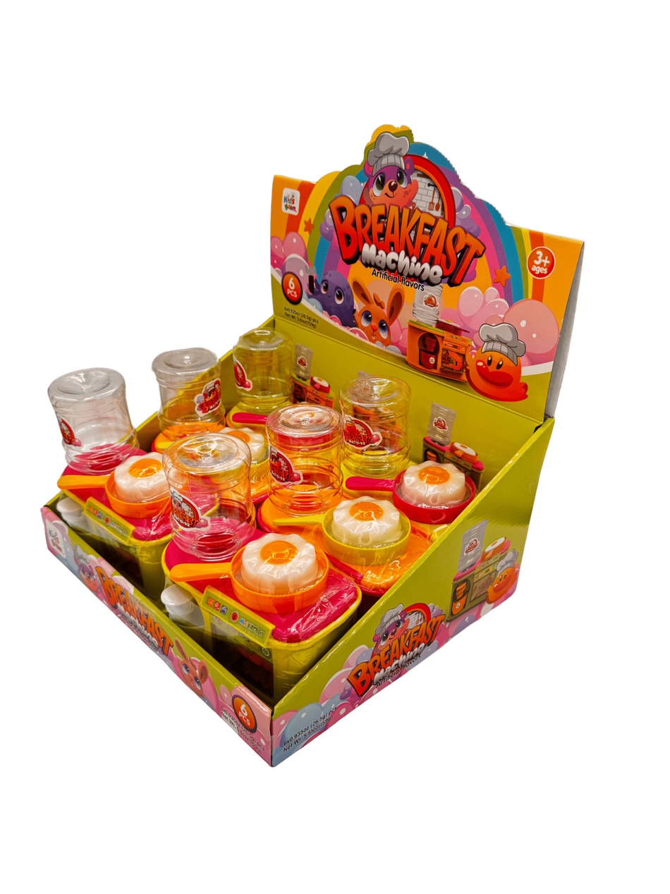 Kids Boom Breakfast Machine Candy - Display of 6 (MSRP $8.99 Each)