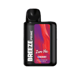 Breeze Prime Zero Nicotine - 0% Disposable Vape Wholesale - Cherry Flavor