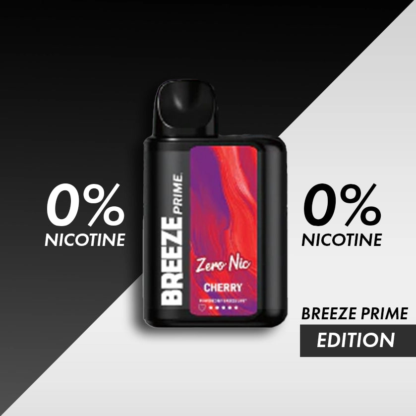 Breeze Prime Zero Nicotine - 0% Disposable Vape Wholesale