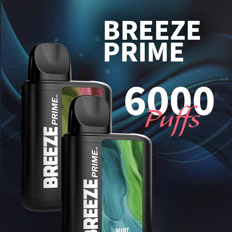 Breeze Prime Edition Disposable Vape - Display of 5 (MSRP $19.99 Each)