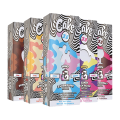 Cake Wavy 3g Delta 11 + Ice Diamonds THC-A Disposable - Display of 5 (MSRP $29.99 Each)