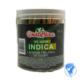 Chill Blizz THC-A Pre-Rolls 1.6g - Jar of 50 (MSRP $149.99)