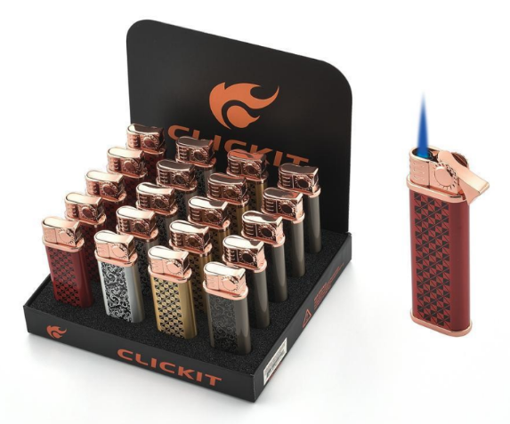 Clickit Pattern Torch | Stylish & Functional – Fist Distro