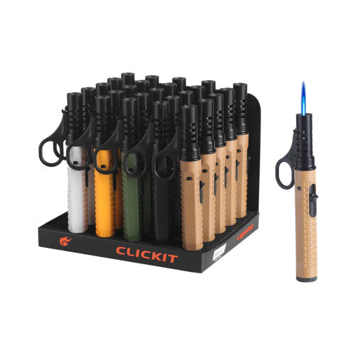 Clickit Pen Torch - Display of 25 (MSRP $12.99 Each)