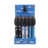 Cloudz Smoke Twist 900mAh 510 Cartridge Battery - Display of 24 (MSRP $14.99 Each)