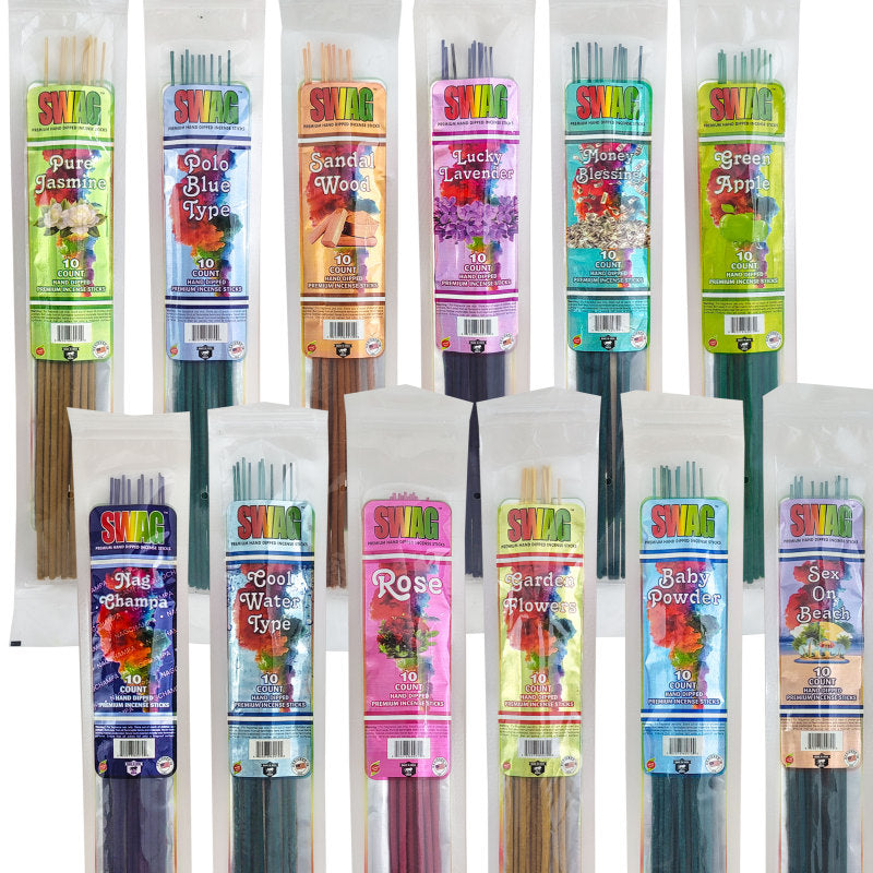 SWAG Jumbo Premium Incense Kit - 30 Per Sleeve 48 Sleeves Per Display (MSRP $14.99 Each)