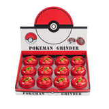 Strawberry Design Grinder 3 Parts 50mm - Display of 6