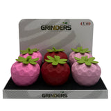 Strawberry Design Grinder 63mm - Display of 6
