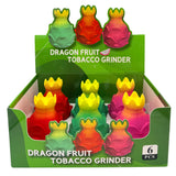 Dragon Fruit Design Grinder 63mm - Display of 6