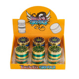 Golden Leaf Design Grinder 52mm - Display of 12