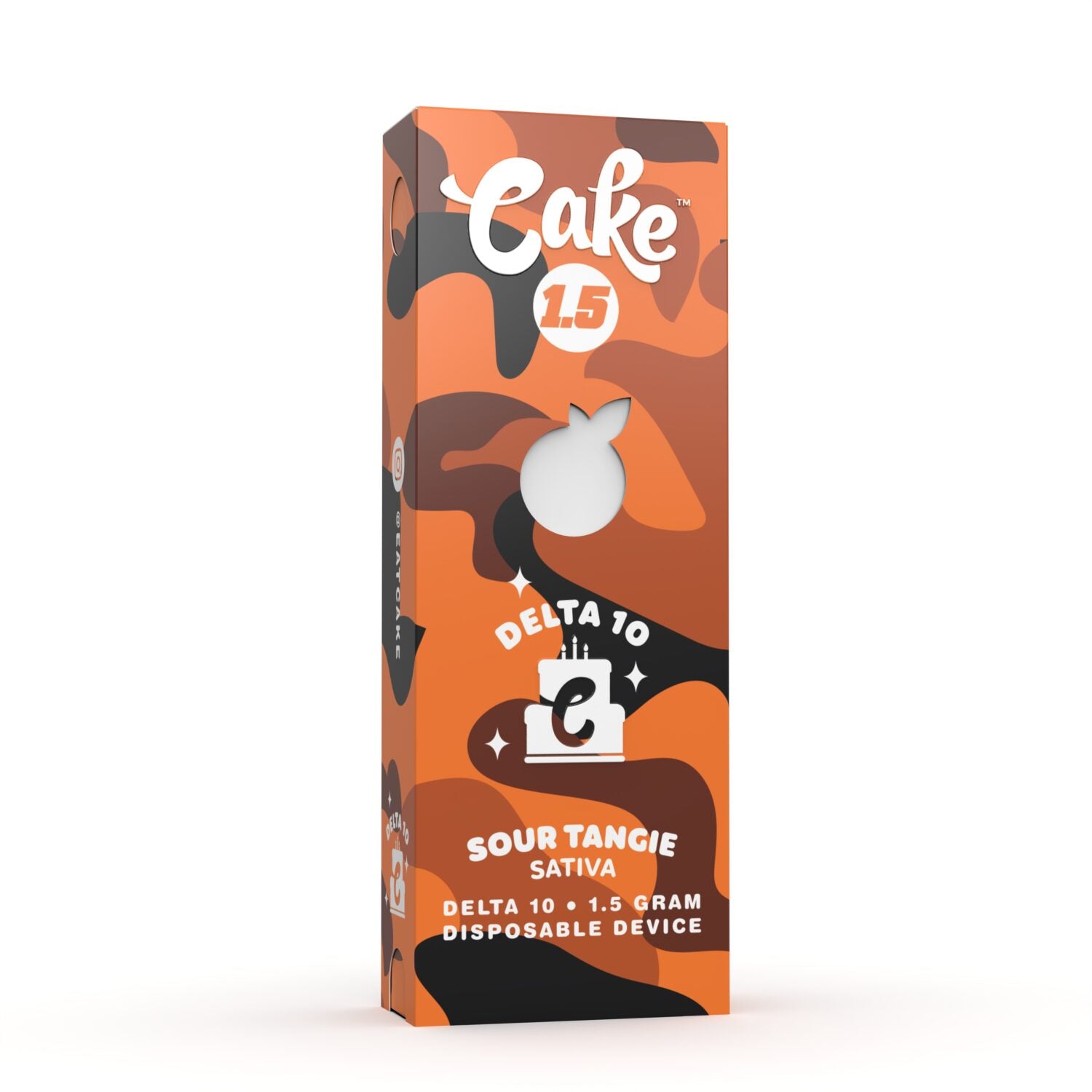 Cake Delta 10 1.5g Disposable - Display of 5 (MSRP $39.99 Each)