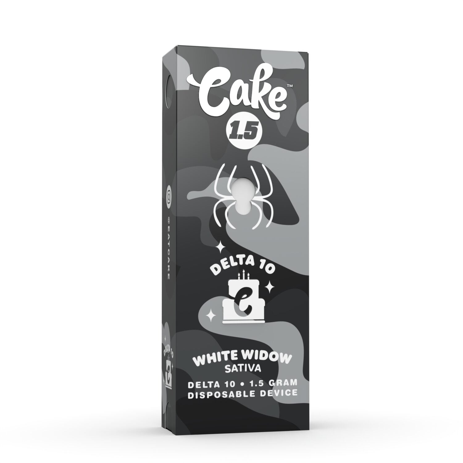 Cake Delta 10 1.5g Disposable - Display of 5 (MSRP $39.99 Each)