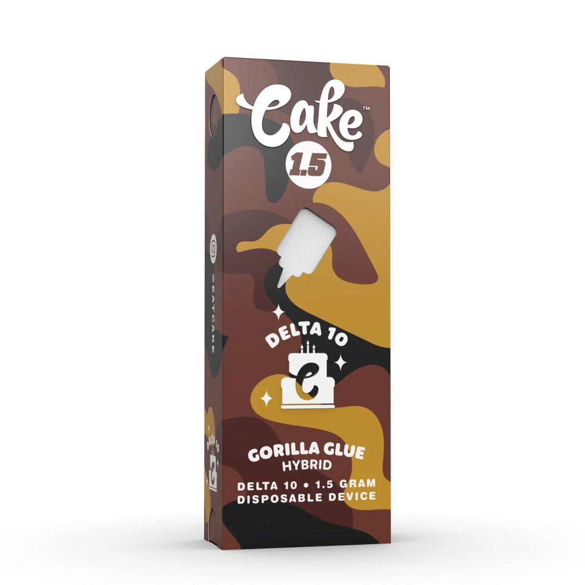 Cake Delta 10 1.5g Disposable - Display of 5 (MSRP $39.99 Each)