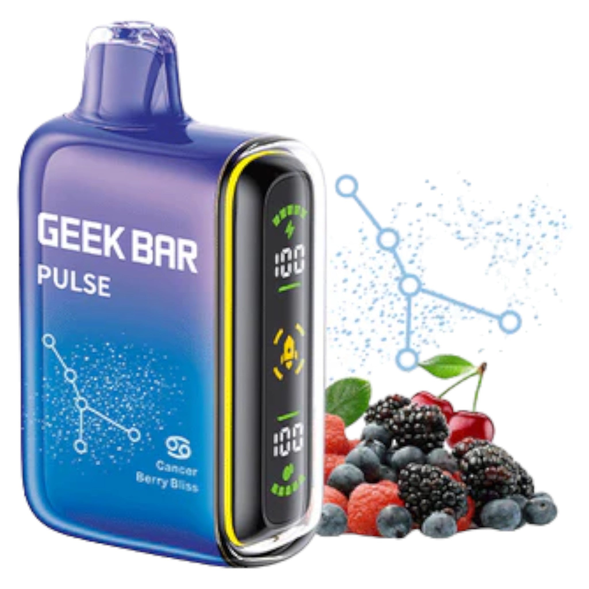 Geek Bar Pulse 15K Puffs Disposable Vape - Display of 5 (MSRP $29.99 Each)