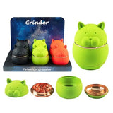 Crushers Grinder Cat Shape 4 Parts - Display of 6 (GR758)