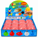 Smash Sticky Water Ball Brain Design - Display of 12