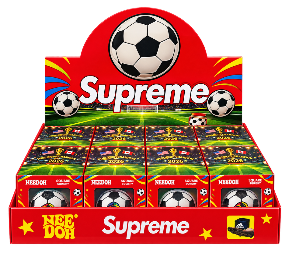 NeeDoh Nice Cube Supreme World Cup Squishy - Display of 12