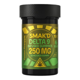 Smak'D Delta 9 250mg Vegan Gummies 10ct Bottle (MSRP $19.99)