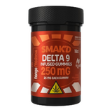 Smak'D Delta 9 250mg Vegan Gummies 10ct Bottle (MSRP $19.99)