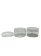 Clear Plastic Jar With Clear Plastic Screw Top Lid