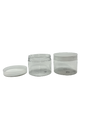 Clear Plastic Jar With Clear Plastic Screw Top Lid