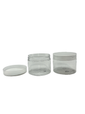 Clear Plastic Jar With Clear Plastic Screw Top Lid