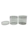 Clear Plastic Jar With Clear Plastic Screw Top Lid