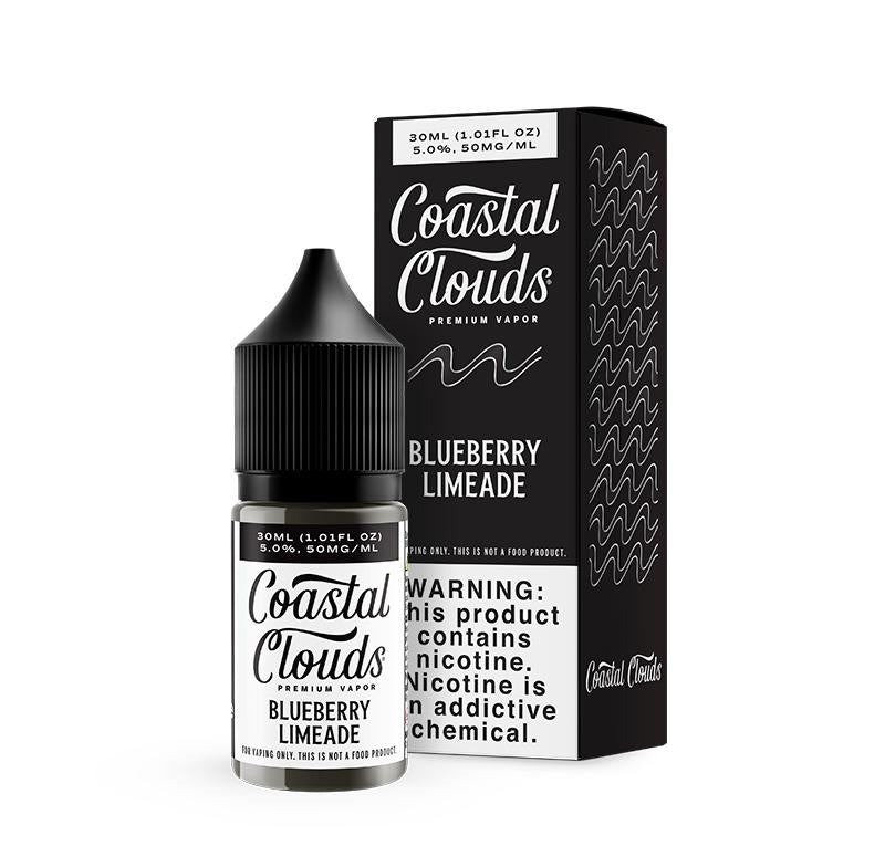 Coastal Clouds Premium Nicotine Salt E-Liquid 30mL (MSRP $19.99 Each)