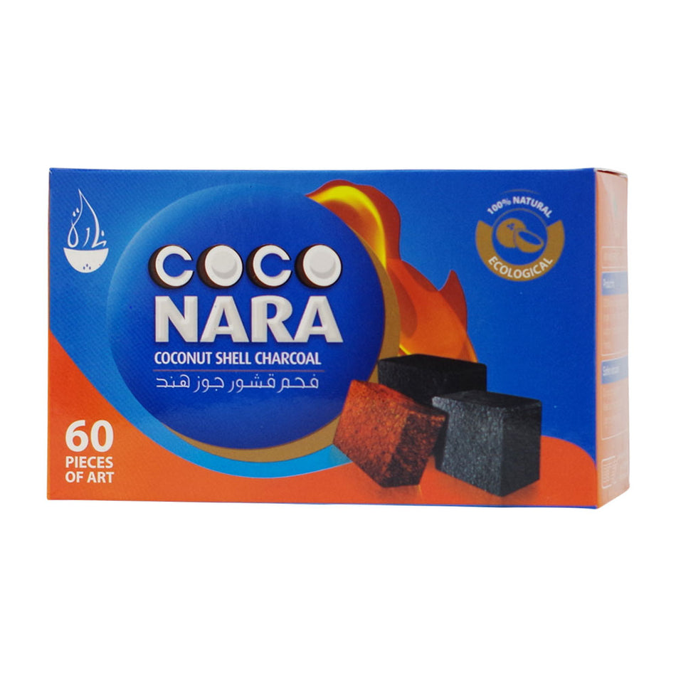 Coco Nara Coconut Shell Charcoal - Box of 60 (MSRP $9.99)