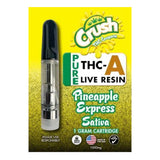 Crush 1g THC-A Live Resin Cartridge (MSRP $24.99)