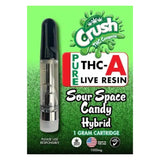 Crush 1g THC-A Live Resin Cartridge (MSRP $24.99)