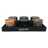 Crushers 63mm 4 Part Grinder Design GR409 6ct Display