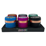 Crushers 63mm 4 Part Grinder Design GR423 6ct Display