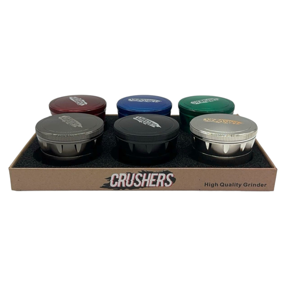 Crushers 63mm Grinder Design GR133 6ct Display