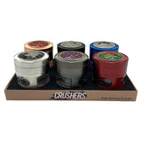 Crushers 63mm Grinder Design GR143 6ct Display