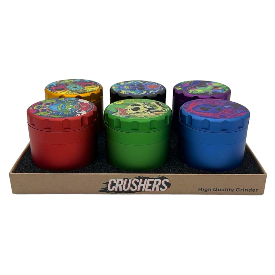 Crushers 63mm Grinder Design GR245 6ct Display