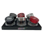 Crushers 75mm LED 4 Part Grinder Design GR402 6ct