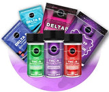 Moon Buzz Delta 9P 0.8g 5ct Pre-Rolls - Display of 4 Jars