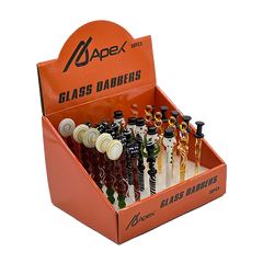 Apex Glass Dabbers - Display of 30 (MSRP $5.99 Each)