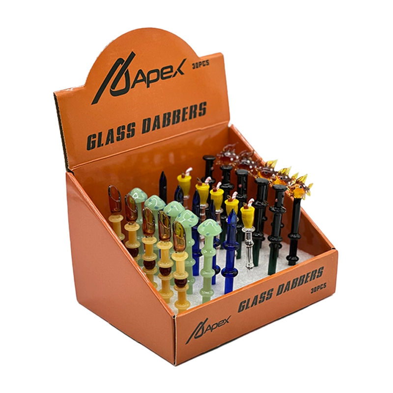 Apex Glass Dabbers - Display of 30 (MSRP $5.99 Each)