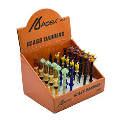 Apex Glass Dabbers - Display of 30 (MSRP $5.99 Each)