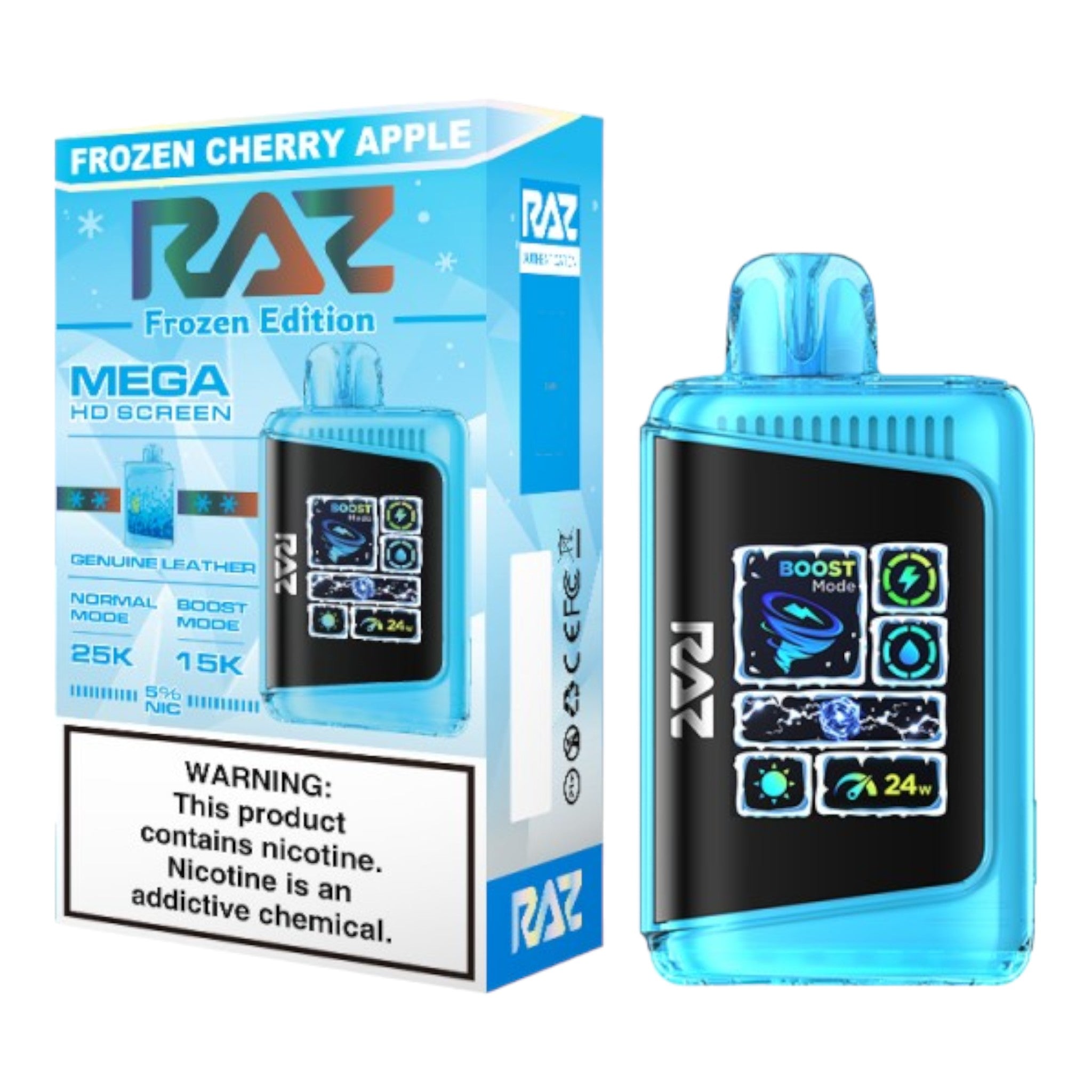 Raz LTX 25000 Disposable Vape - Display of 5 (MSRP $29.99 Each)