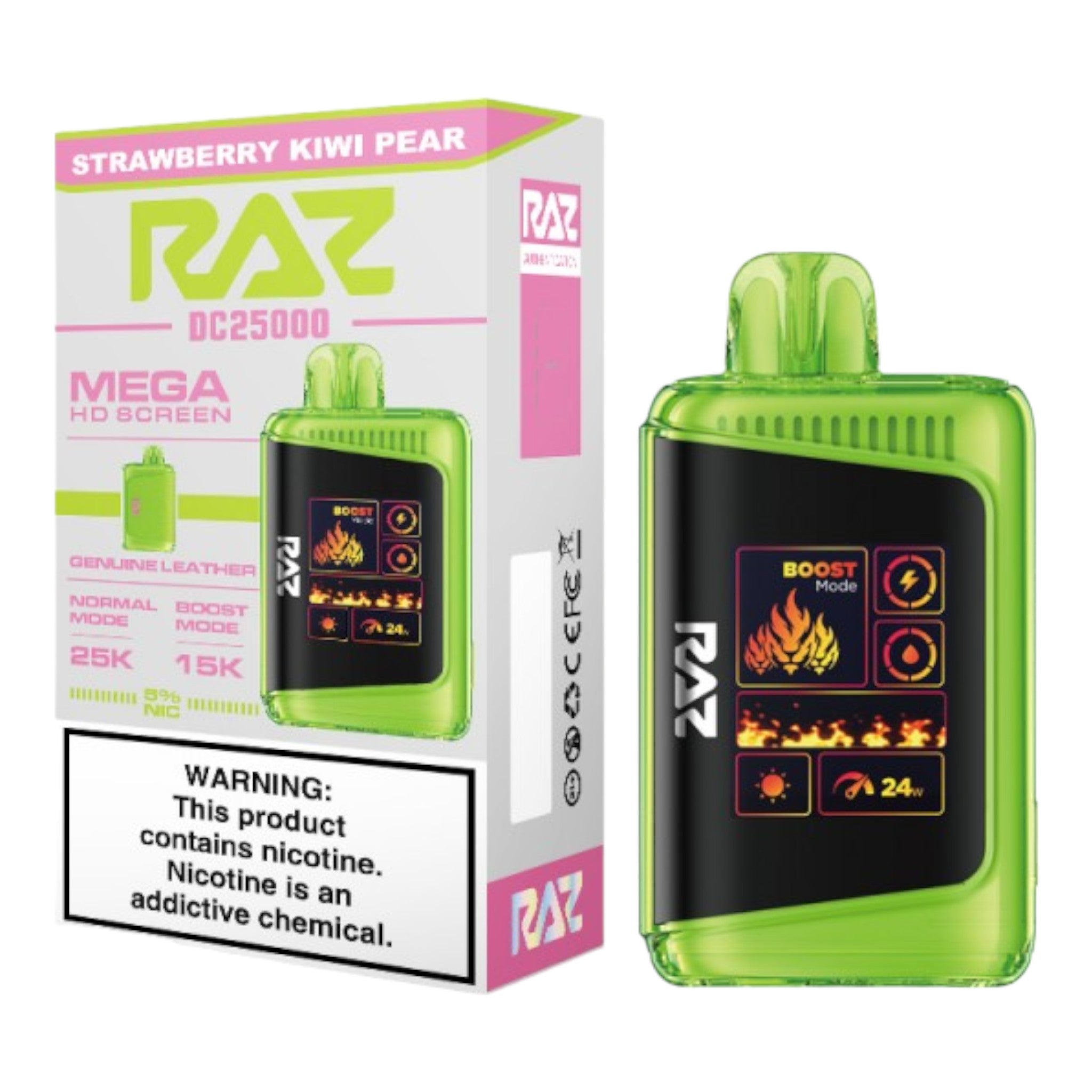 Raz LTX 25000 Disposable Vape - Display of 5 (MSRP $29.99 Each)