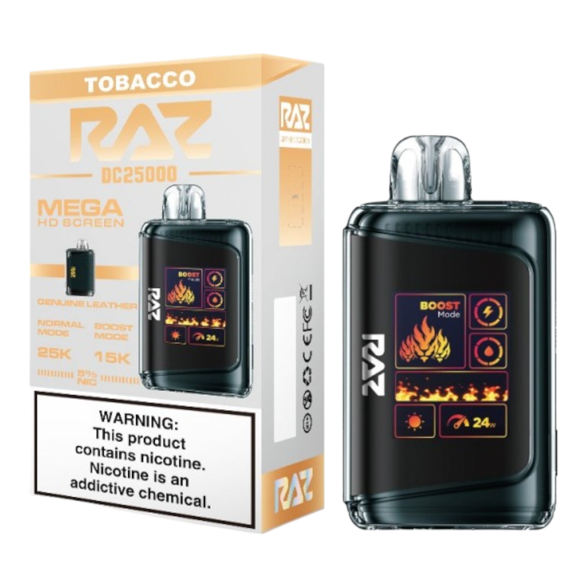 Raz LTX 25000 Disposable Vape - Display of 5 (MSRP $29.99 Each)