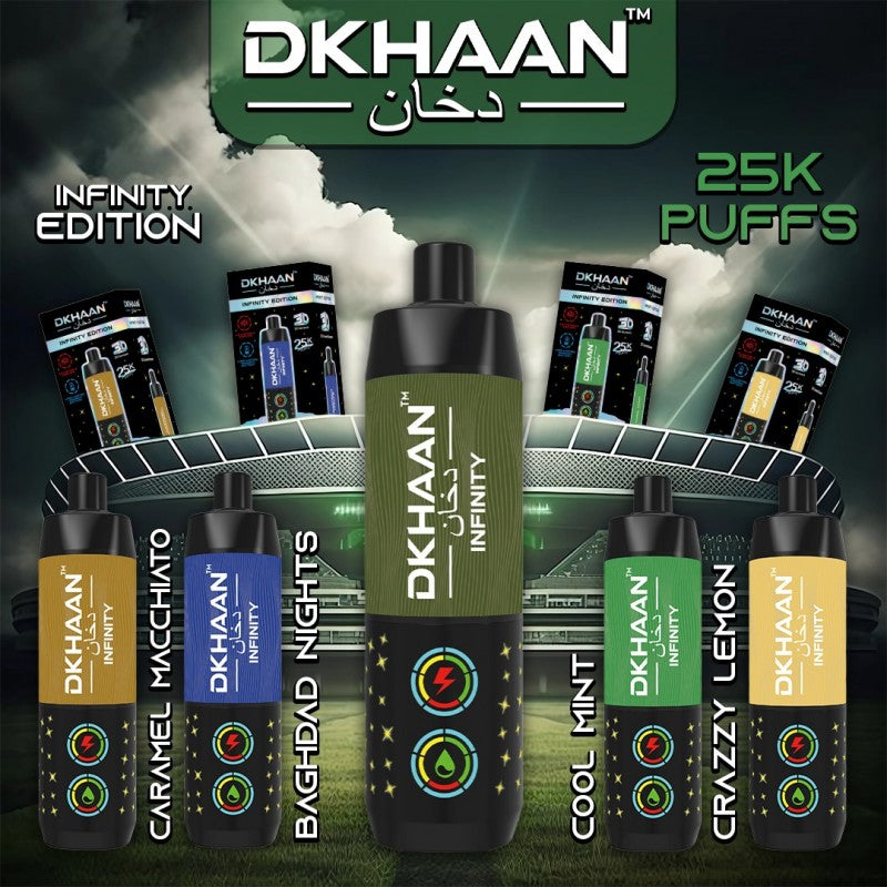 DKHAAN 25000 DTL Disposable - Display of 5 (MSRP $34.99 Each)