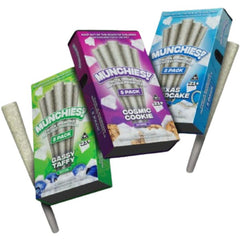 Munchies! THC-A Diamond Infused 1g 5ct Pre-Rolls - Display of 10 Packs