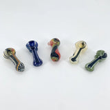 3" Inch Glass Hand Pipe Assorted (P-9073) - 40 Piece Jar