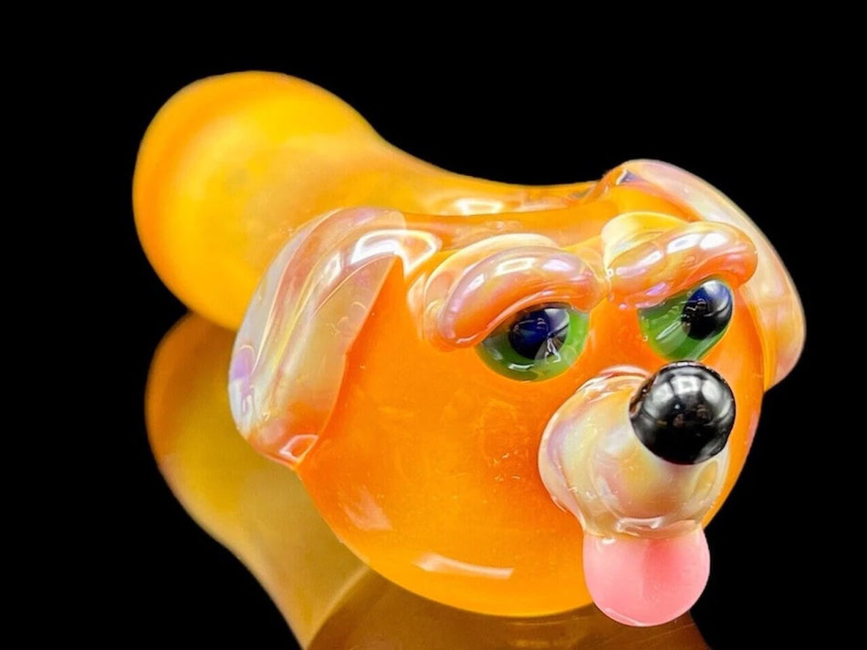 Dog Glass Hand Pipes - Jar of 15 (MSRO $14.99 Each)